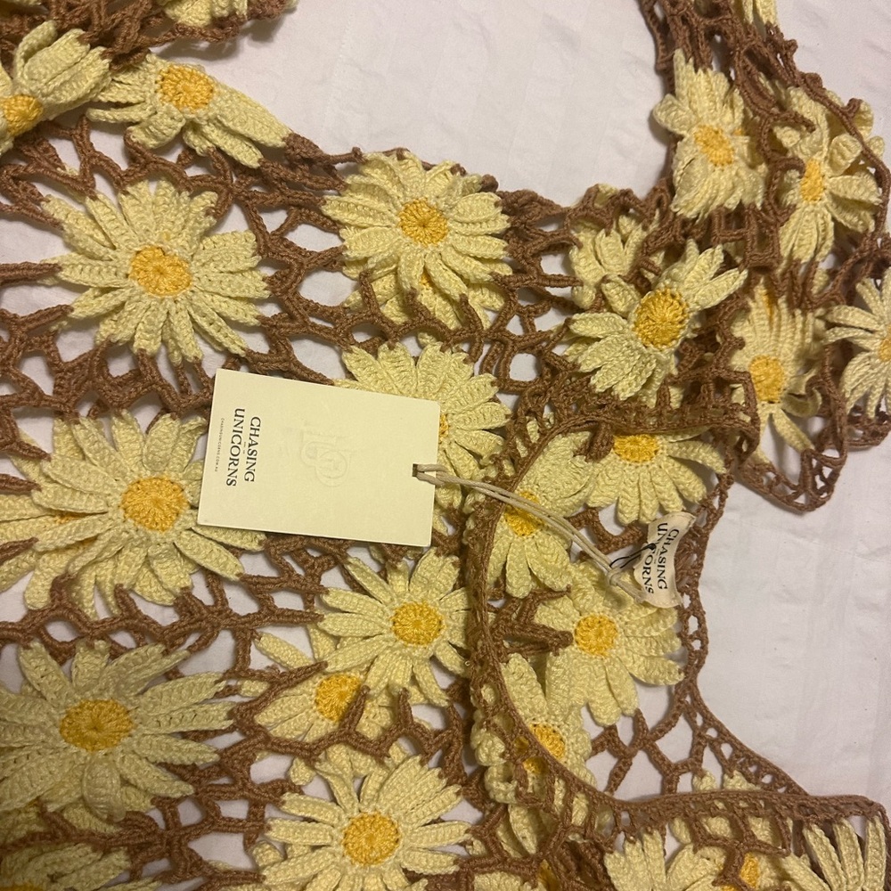 Chasing Unicorns SET Daisy Jane’s 2 pc set - top and flare pants NWT XS - Picture 9 of 17